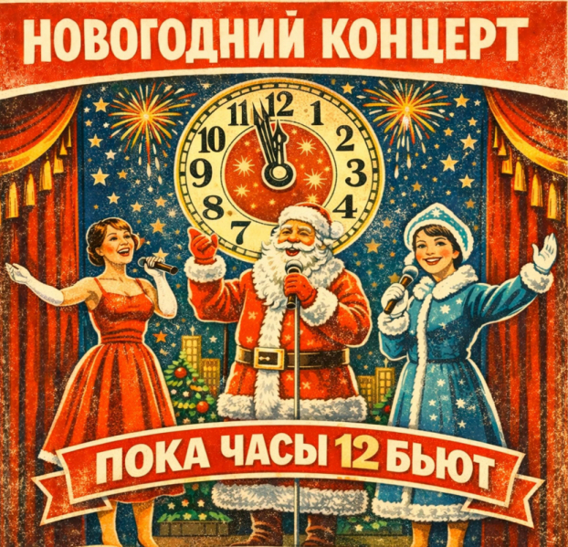 Клуб Гиппократ приглашает на новогодний концерт