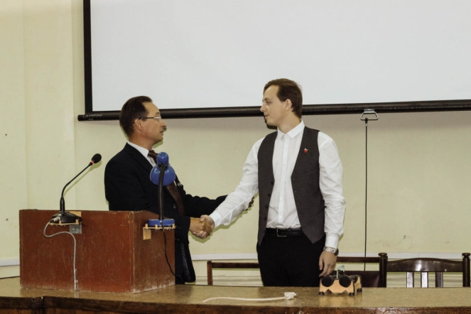 Линард Артюх – новый председатель Студенческого научного общества 9