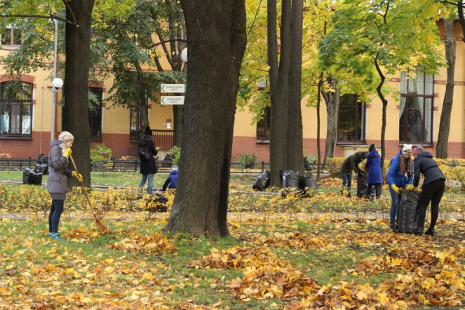 СПбГПМУ принял участие в общегородском субботнике 6
