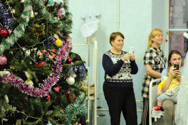 Новогодний праздник для пациентов Хирургии 15