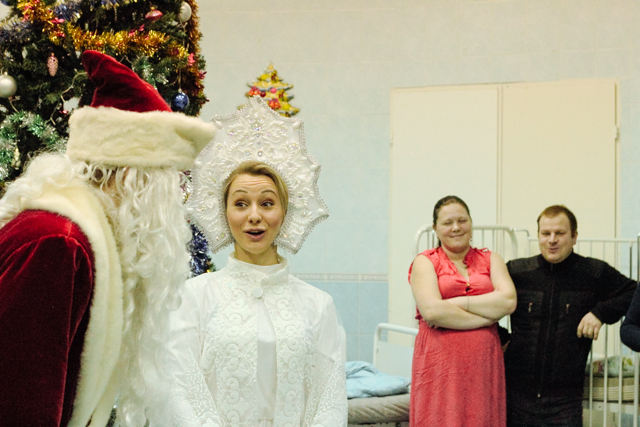 Новогодний праздник для пациентов Хирургии 20