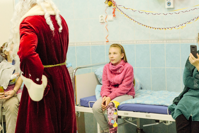 Новогодний праздник для пациентов Хирургии 45