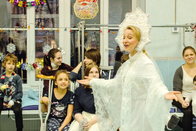 Новогодний праздник для пациентов Хирургии 53