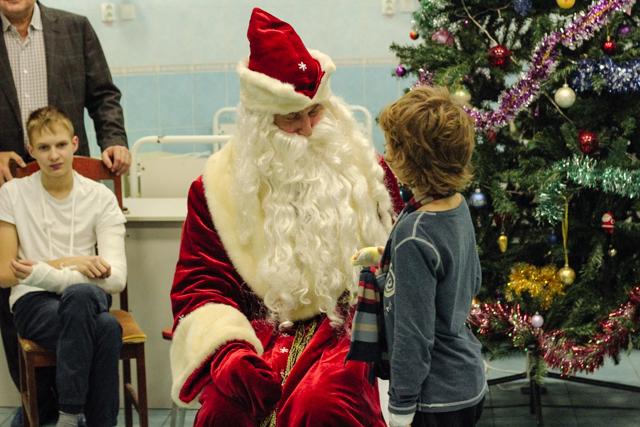 Новогодний праздник для пациентов Хирургии 61