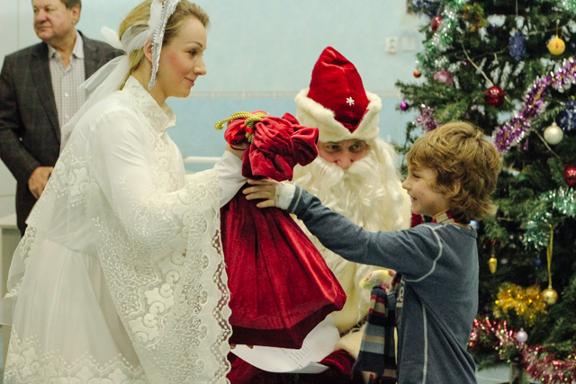 Новогодний праздник для пациентов Хирургии 62