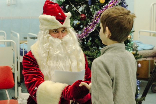 Новогодний праздник для пациентов Хирургии 64