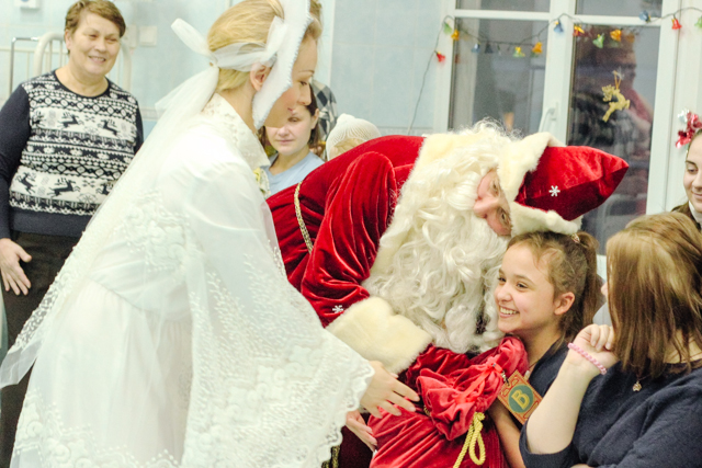 Новогодний праздник для пациентов Хирургии 71