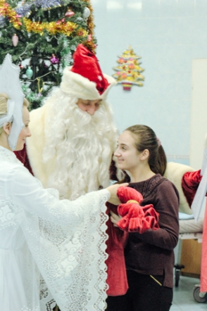 Новогодний праздник для пациентов Хирургии 77