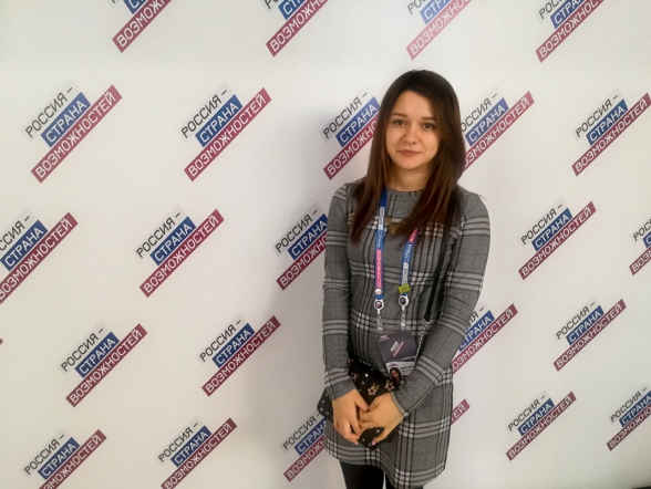 Студентка СПбГПМУ - участник форума "Россия - страна возможностей"