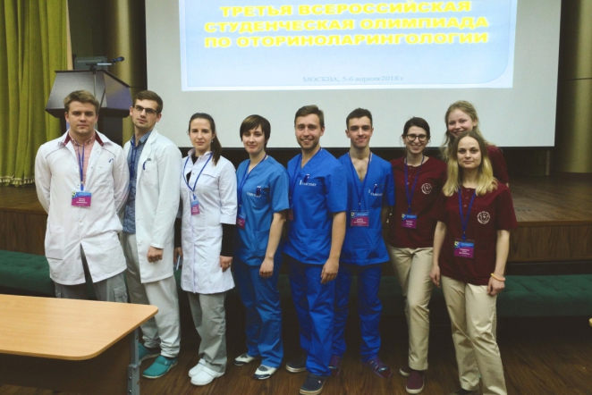 Сборная СПбГПМУ в ТОП-10 на олимпиаде по оториноларингологии