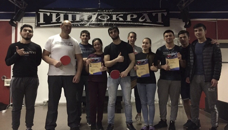 В СПбГПМУ прошли соревнования по настольному теннису