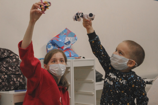 Волонтеры проекта «Дети-Детям» посетили Детский пульмонологический центр 5