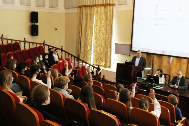 Ученики школы №197 посетили  СПбГПМУ 6