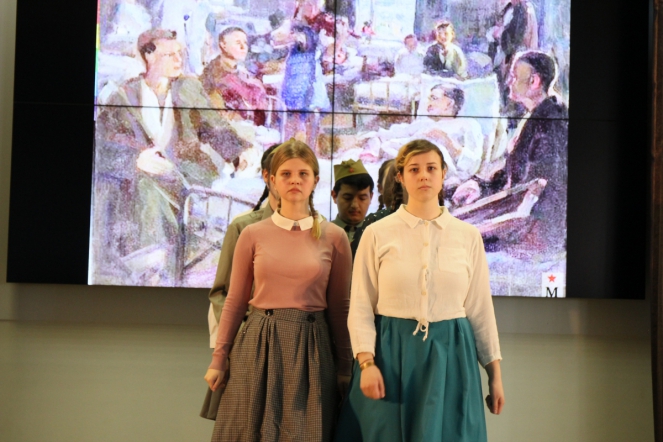 Студенты СПбГПМУ исполнили песни Победы 66