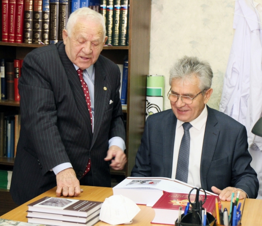 Ректор СПбГПМУ встретился с академиками Александром Сергеевым и Александром Ноздрачевым 1