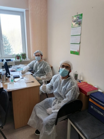 Карелия приняла первых помощников из СпбГПМУ 2