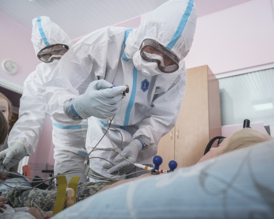 Расширение отделения для детей с COVID-19