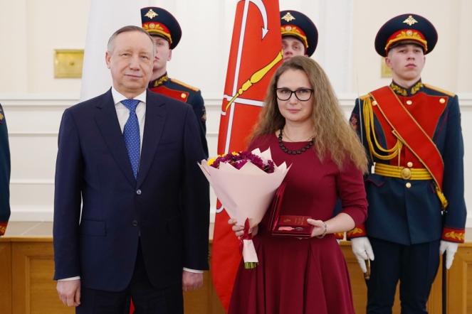 В Смольном вручили государственные награды 2