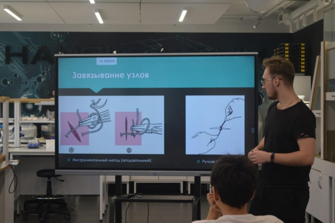 Студенты СПбГПМУ провели мастер-класс в детском технопарке «Кванториум» 4