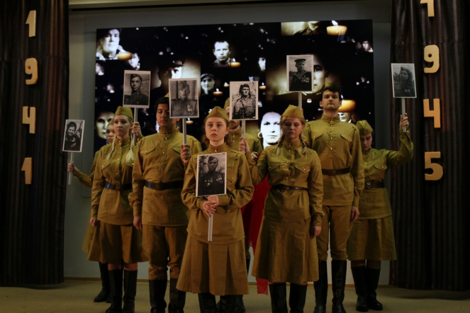 Студенты СПБГПМУ исполнили песни Победы 70