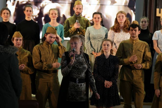 Студенты СПБГПМУ исполнили песни Победы 99