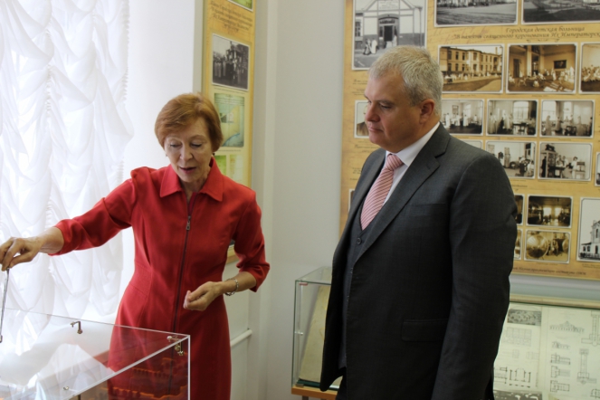 Роман Путин посетил Педиатрический университет