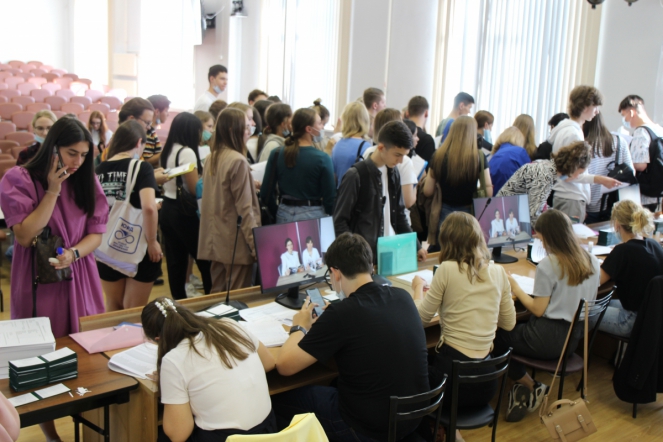 В Педиатрическом университете прошла регистрация первокурсников 2