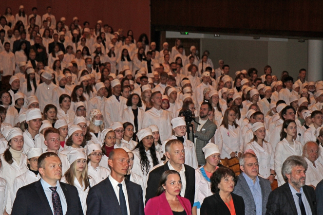 В Педиатрическом университете прошёл день первокурсника 12