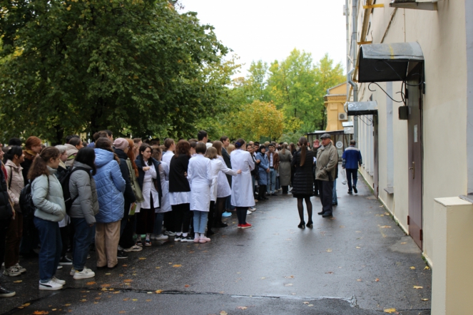 В Педиатрическом университете прошли плановые учения 9