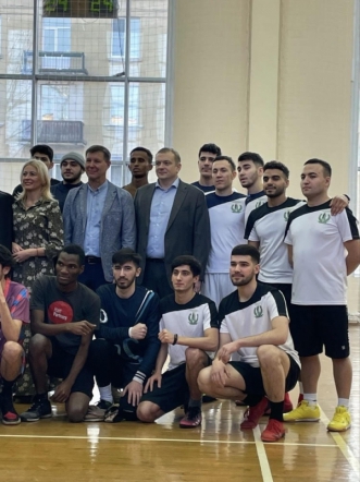 Команда СПбГПМУ - серебряный призер турнира по мини-футболу среди иностранных обучающихся