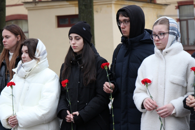 В Педиатрическом университете прошёл митинг, посвящённый 80-летию прорыва блокады Ленинграда 4