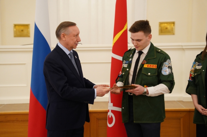 Студенческий отряд «Лечу» получил Благодарственное письмо Губернатора Санкт-Петербурга 2