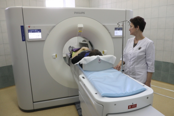В Педиатрическом университете начал работу компьютерный томограф нового поколения