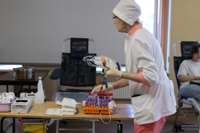 97 человек приняли участие в донорской акции в Педиатрическом университете 3