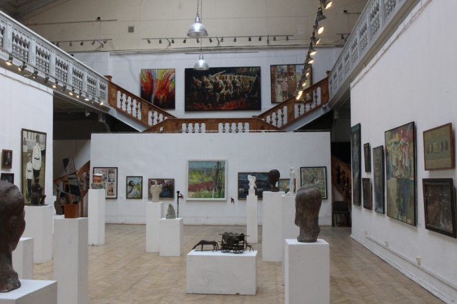 Свет Тихвинский посетил выставку ко Дню Победы в Союзе художников 6