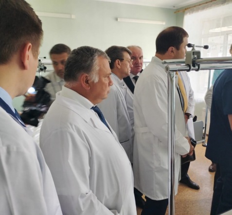 Ректор Педиатрического университета доложил министру здравоохранения о результатах оценки Омской области 7