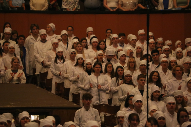 В Педиатрическом университете прошёл День первокурсника 75