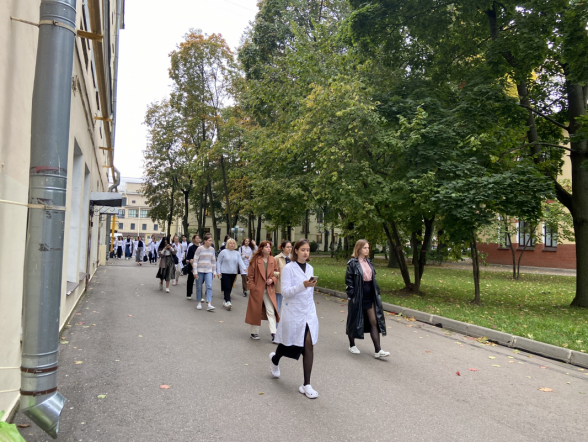 В Педиатрическом университете прошли плановые учения