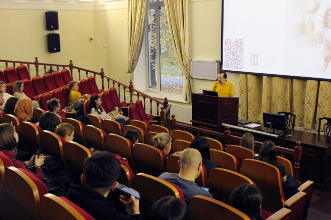 В Педиатрическом университете прошла первая в этом году лекция «Межвузовского общества ординаторов»
