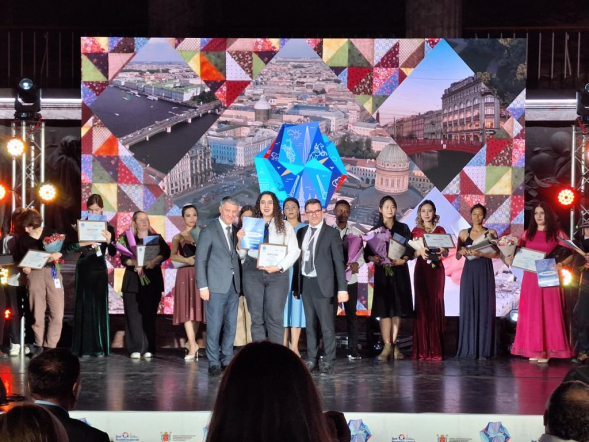 Иностранные студенты Педиатрического университета  - победители конкурса «Многогранный Петербург» 8