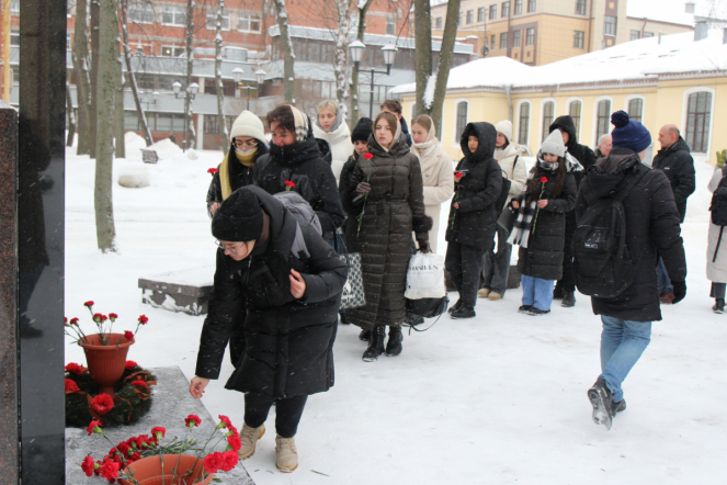 В Педиатрическом университете прошёл митинг, посвящённый 81-ой годовщине прорыва блокады Ленинграда 19