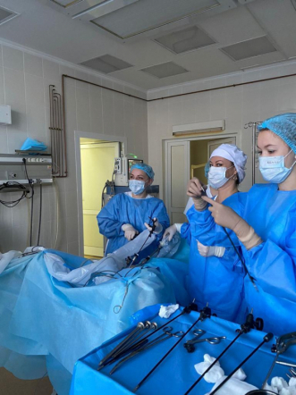 В ходе рабочей поездки в Кемерово, врачи Педиатрического университета выполнили операцию роженице с тяжёлой акушерской патологией 8