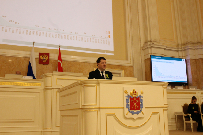 В Мариинском дворце прошла конференция, посвященная 80-летию освобождения Ленинграда от фашистской блокады 14