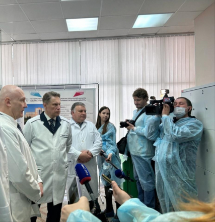 Ректор Педиатрического университета работает с министром здравоохранения России в Рязани