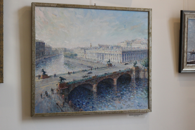 В Педиатрическом университете открыли выставку работ петербургского художника Роберта Мифа 7