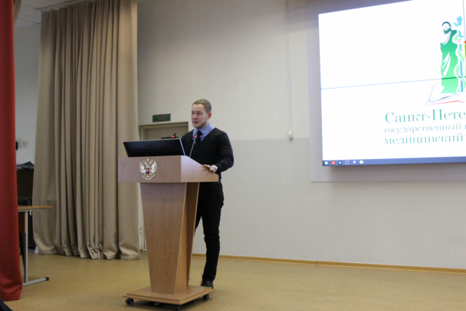 Генеральный консул Узбекистана в Санкт-Петербурге  Абдурахмон Махмудов встретился со студентами СПбГПМУ 14