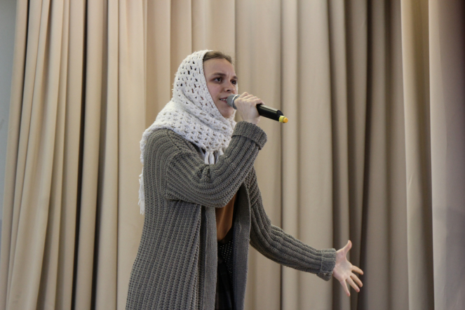 Студенты Педиатрического университета исполнили песни Победы 74