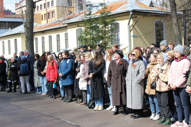 В Педиатрическом университете проведены торжественные мероприятия, посвящённые Дню Победы 51