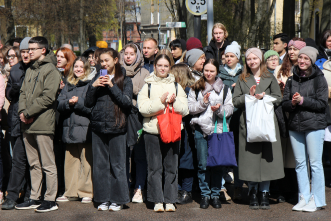 В Педиатрическом университете проведены торжественные мероприятия, посвящённые Дню Победы 60