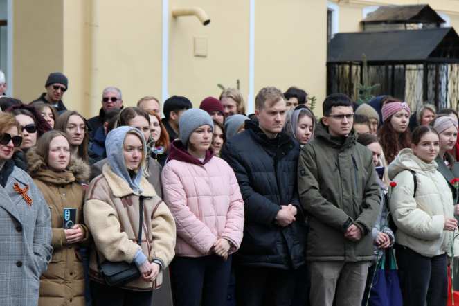 В Педиатрическом университете проведены торжественные мероприятия, посвящённые Дню Победы 95